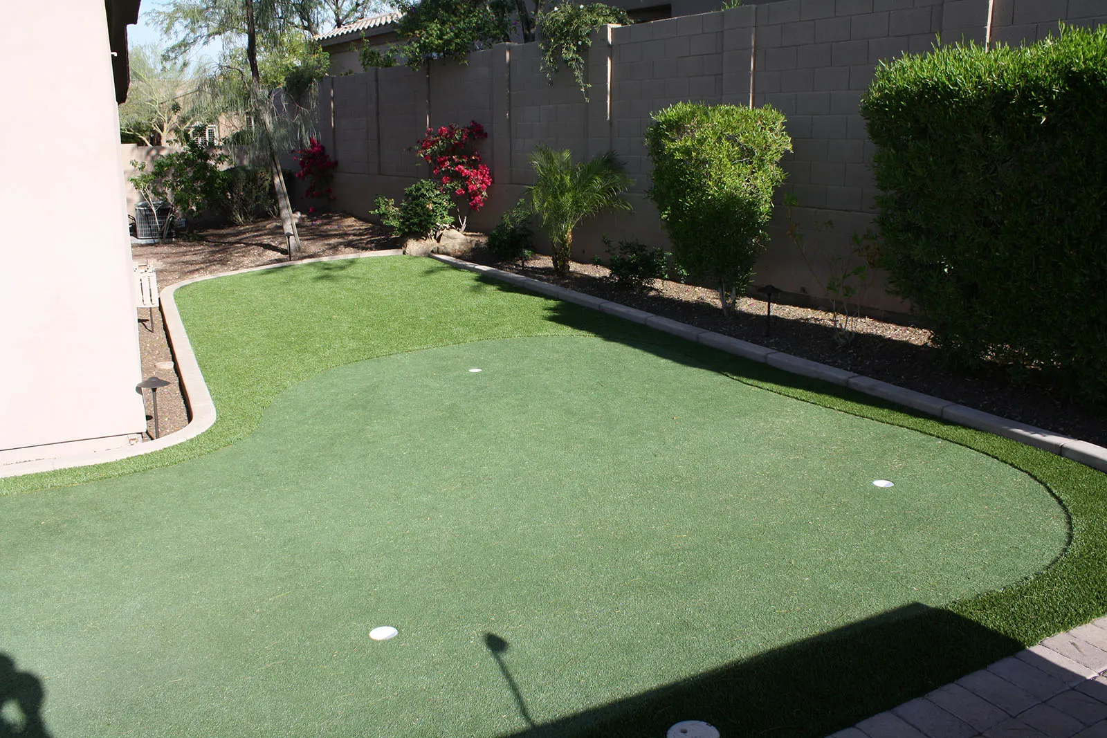 The finished lawn.